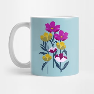 Bold tropical flowers Mug